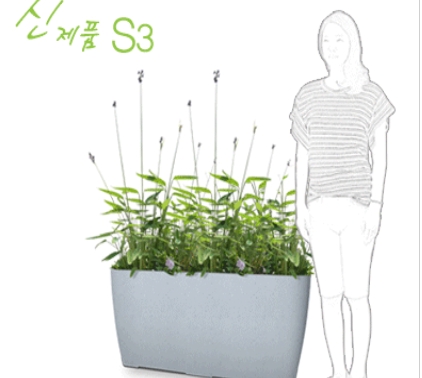 심플형화분S-3/코너화분/900*410*420대형화분/택배착불